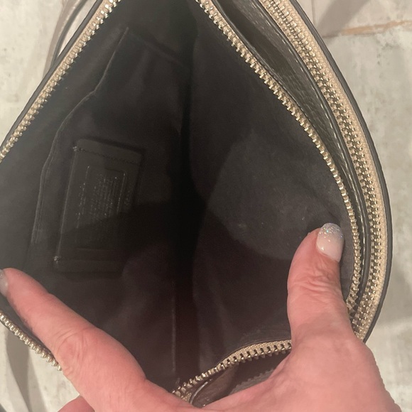 Coach Metallic Gold  Crossbody Bag - Picture 6 of 7